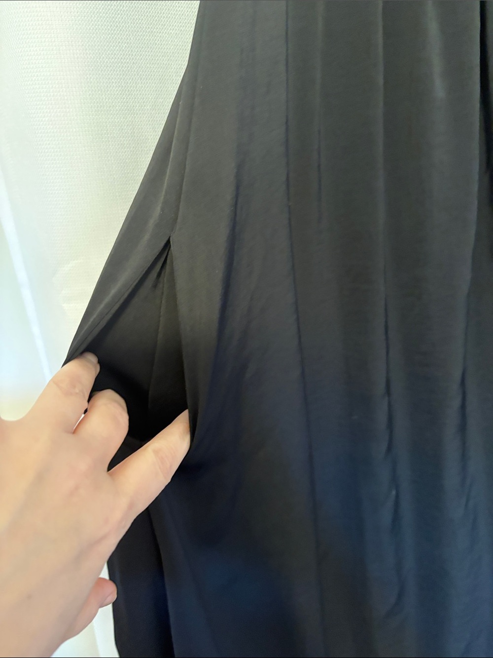 Banana Republic Black Trapeze Midi Dress - Picture 4 of 5